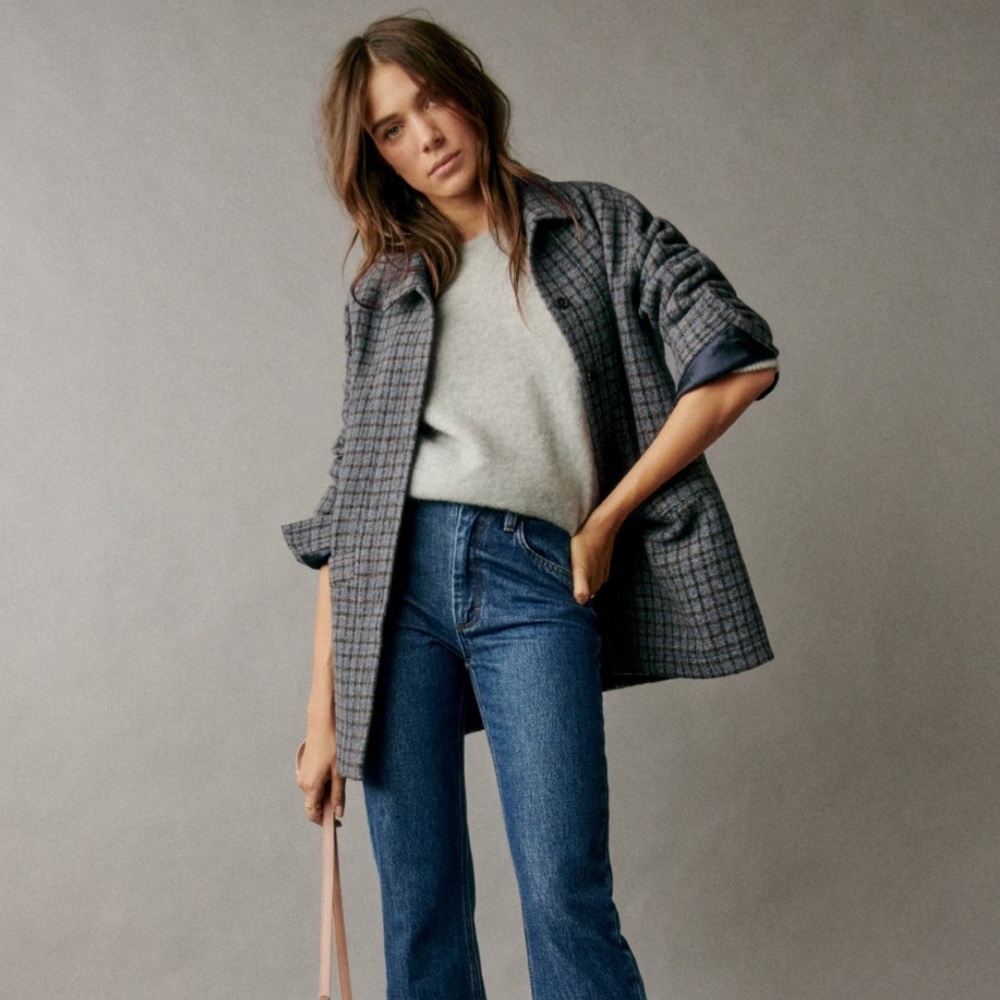 Sezane Will Jacket in Edinburgh check print